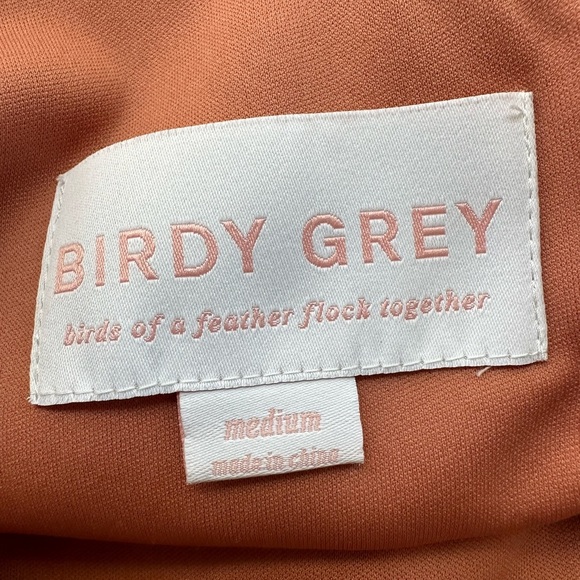 Birdy Grey Jane Convertable Bridesmaids Dress Chiffon in Terracotta Size Medium - Picture 14 of 16